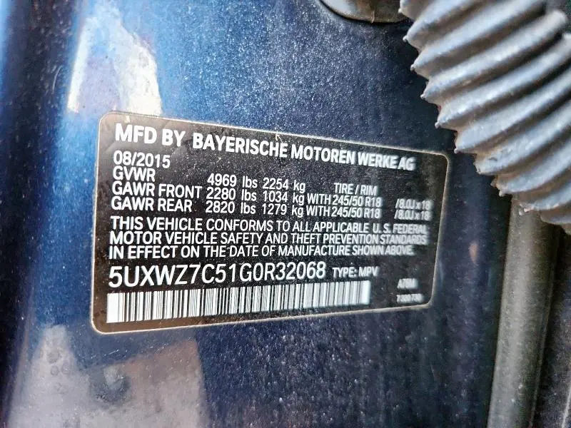 2016 BMW X3 SDRIVE28I  