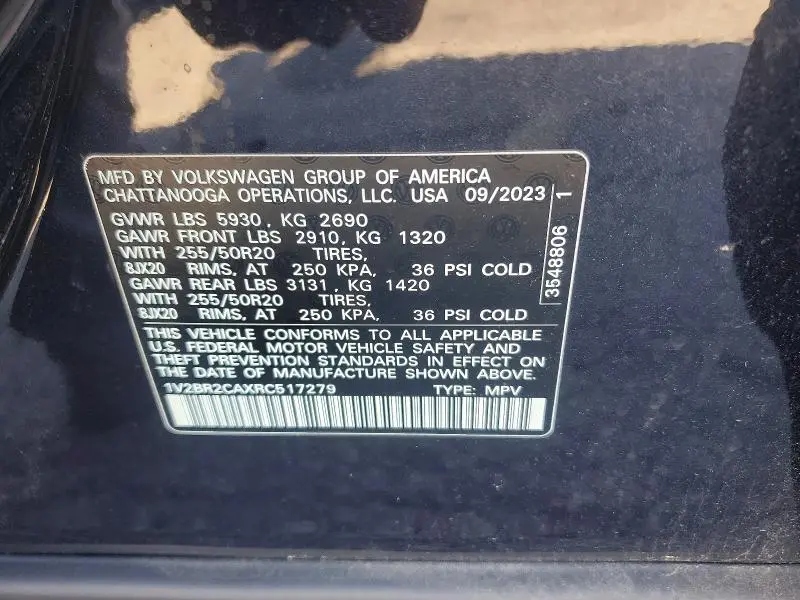 2024 VOLKSWAGEN ATLAS SEL  