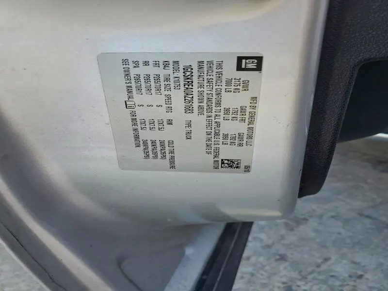 2010 CHEVROLET SILVERADO K1500 LS  