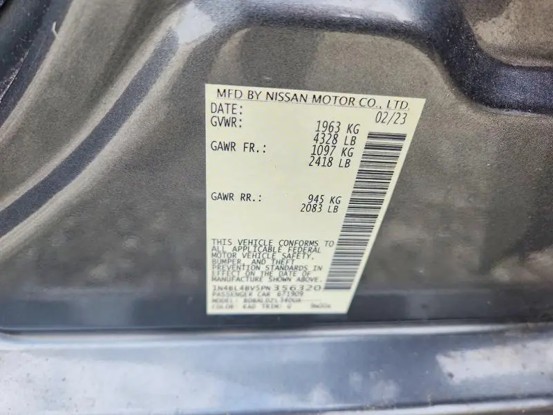 2023 NISSAN ALTIMA S  