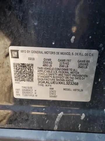 2019 GMC TERRAIN SLE  