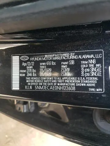 2022 HYUNDAI TUCSON LIMITED  