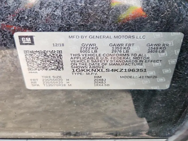 2019 GMC ACADIA DENALI  