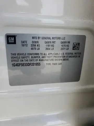 2013 BUICK LACROSSE PREMIUM  