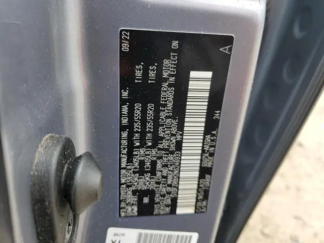 2022 TOYOTA HIGHLANDER PLATINUM  