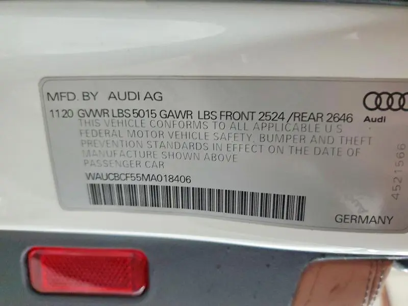 2021 AUDI A5 PREMIUM PLUS 40  
