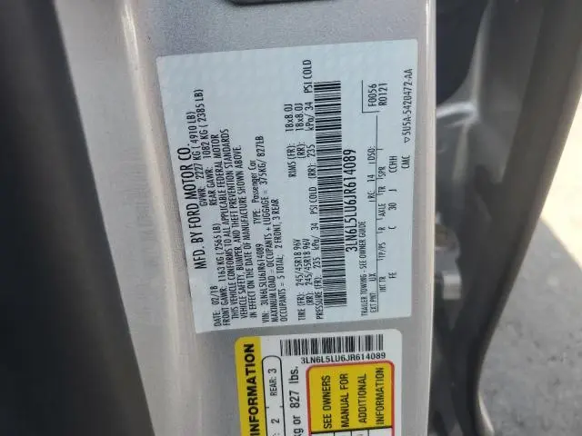 2018 LINCOLN MKZ HYBRID SELECT  