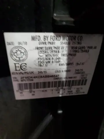 2010 FORD EDGE LIMITED  