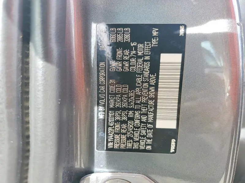 2016 VOLVO XC90 T6  