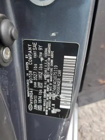 2012 HYUNDAI ACCENT GLS  