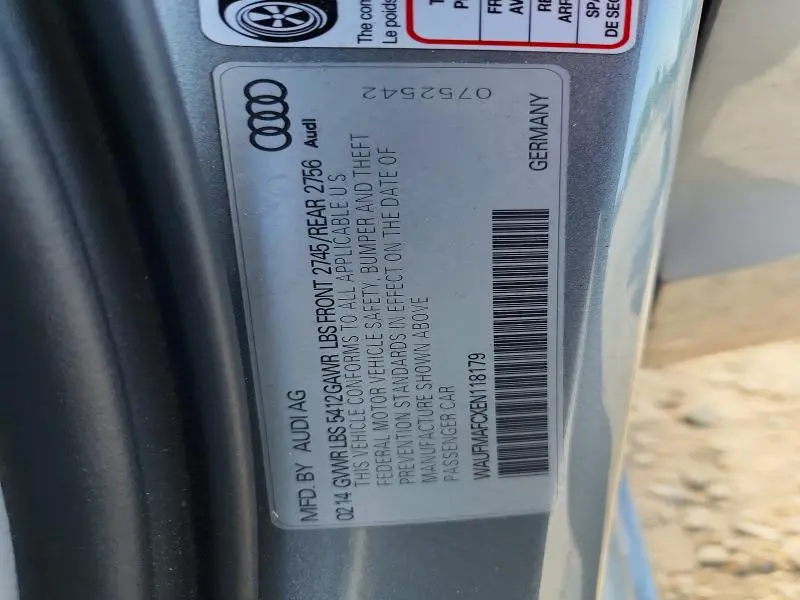 2014 AUDI A6   