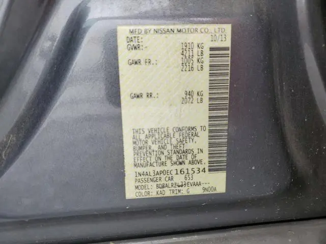 2014 NISSAN ALTIMA 2.5  