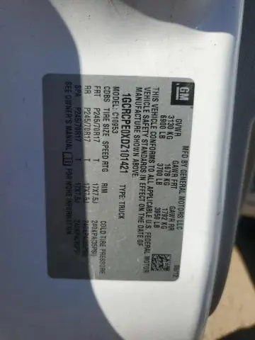 2013 CHEVROLET SILVERADO C1500  