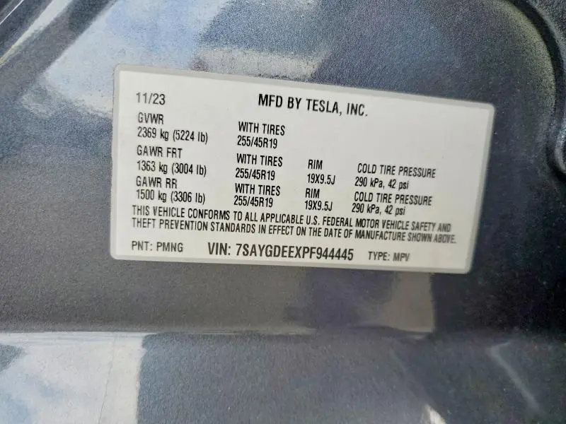 2023 TESLA MODEL Y   