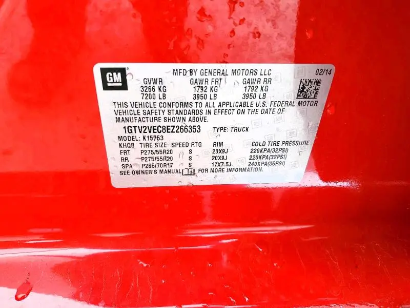 2014 GMC SIERRA K1500 SLT  