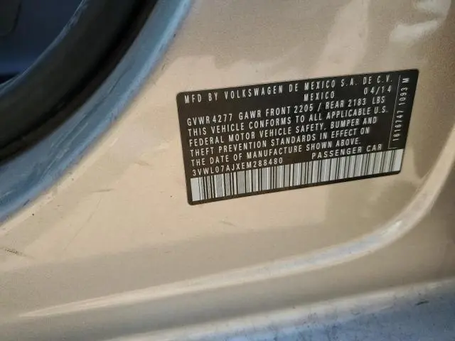 2014 VOLKSWAGEN JETTA SEL  