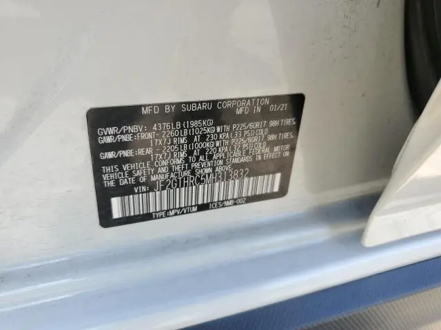 2021 SUBARU CROSSTREK SPORT  