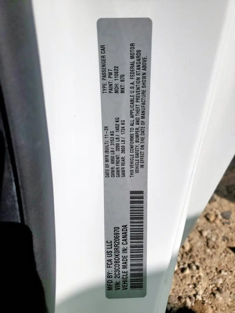 2024 DODGE CHARGER DAYTONA SCAT PACK  