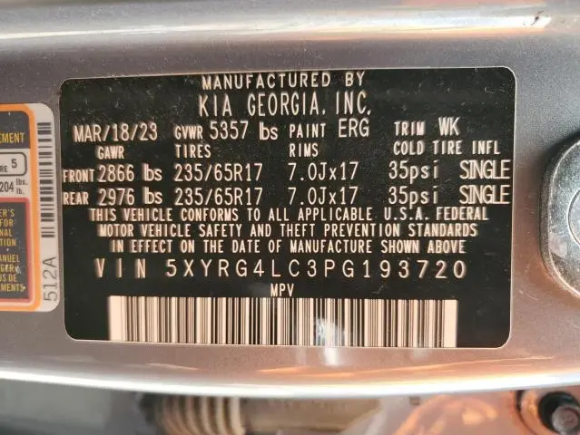 2023 KIA SORENTO LX