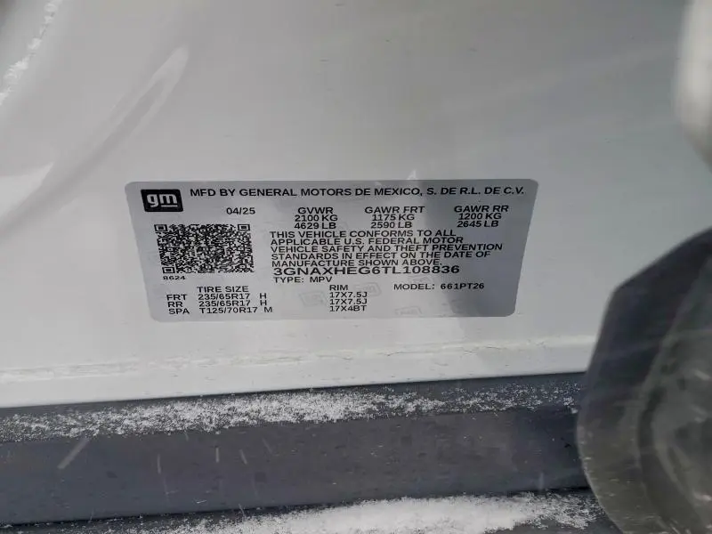 2026 CHEVROLET EQUINOX LT  