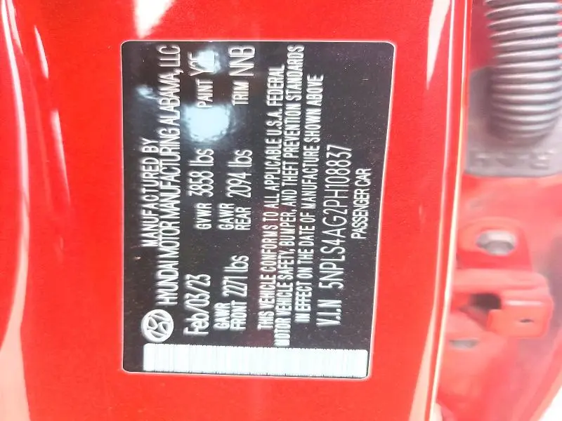 2023 HYUNDAI ELANTRA SEL  