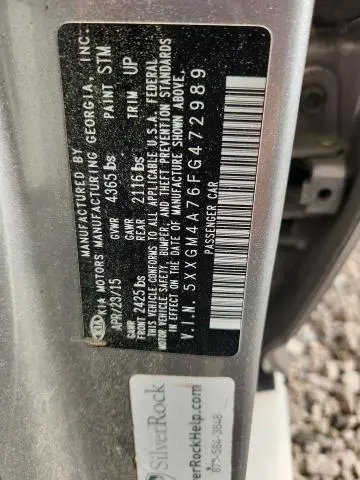 2015 KIA OPTIMA LX  