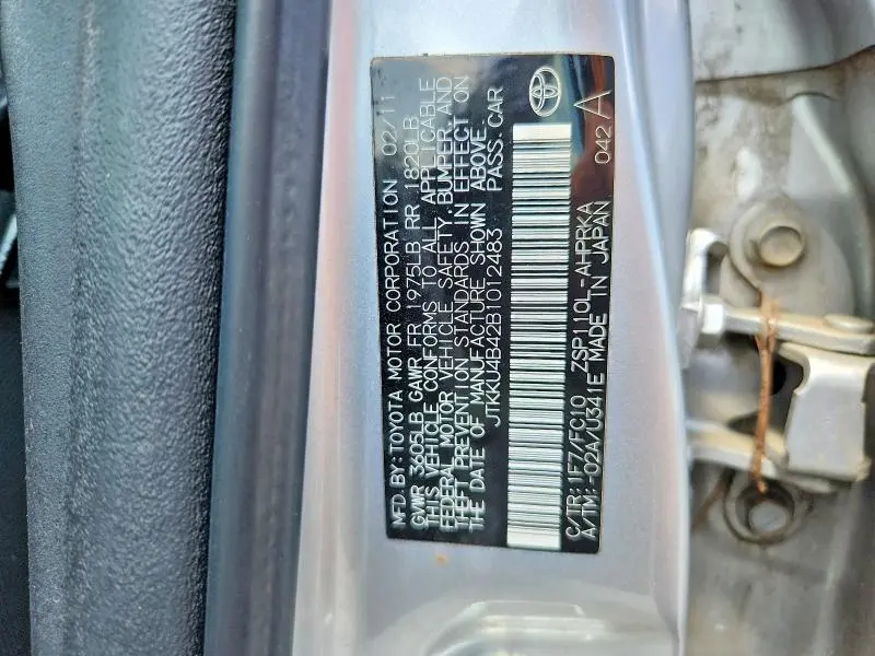 2011 SCION XD BASE  