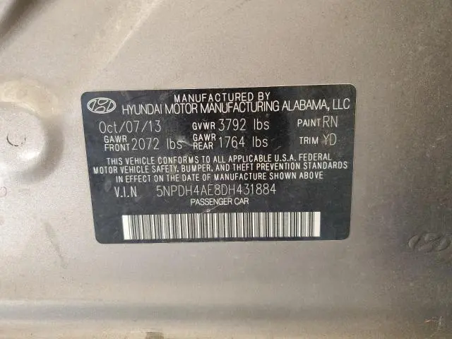 2013 HYUNDAI ELANTRA GLS  
