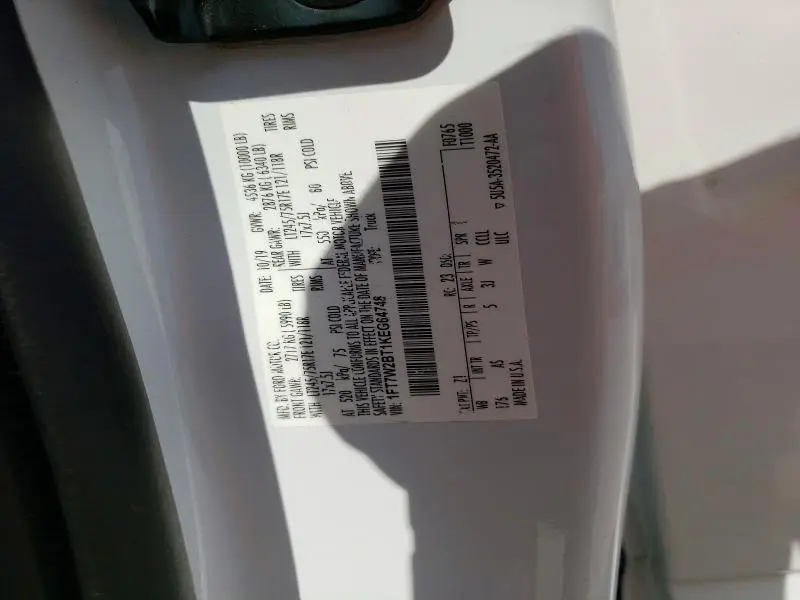 2019 FORD F250 SUPER DUTY  