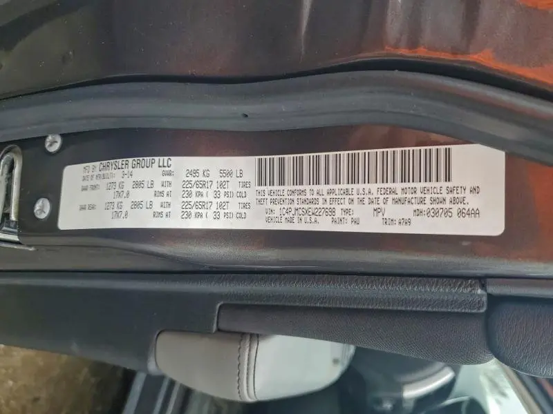 2014 JEEP CHEROKEE LATITUDE  