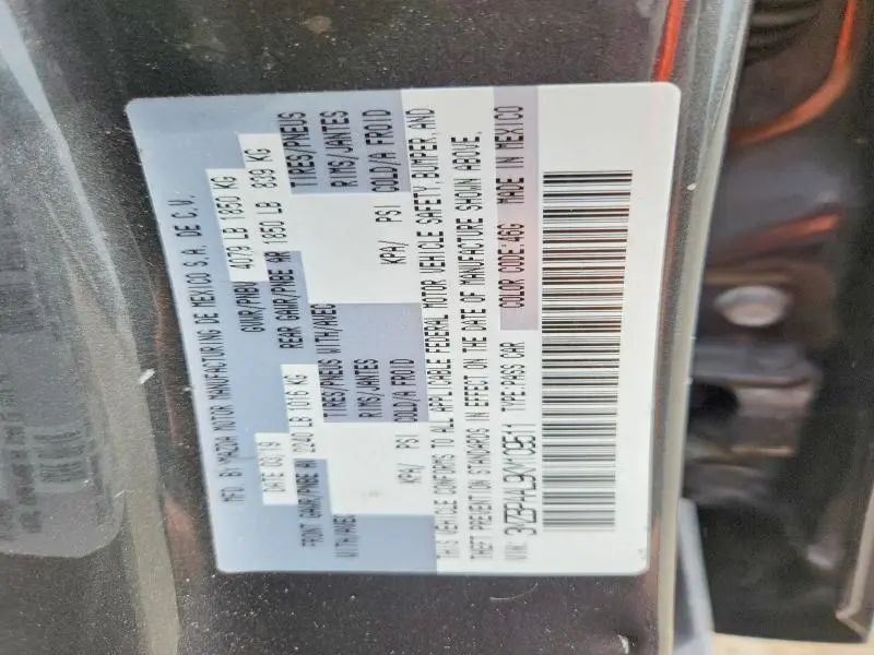 2019 MAZDA 3 SELECT  