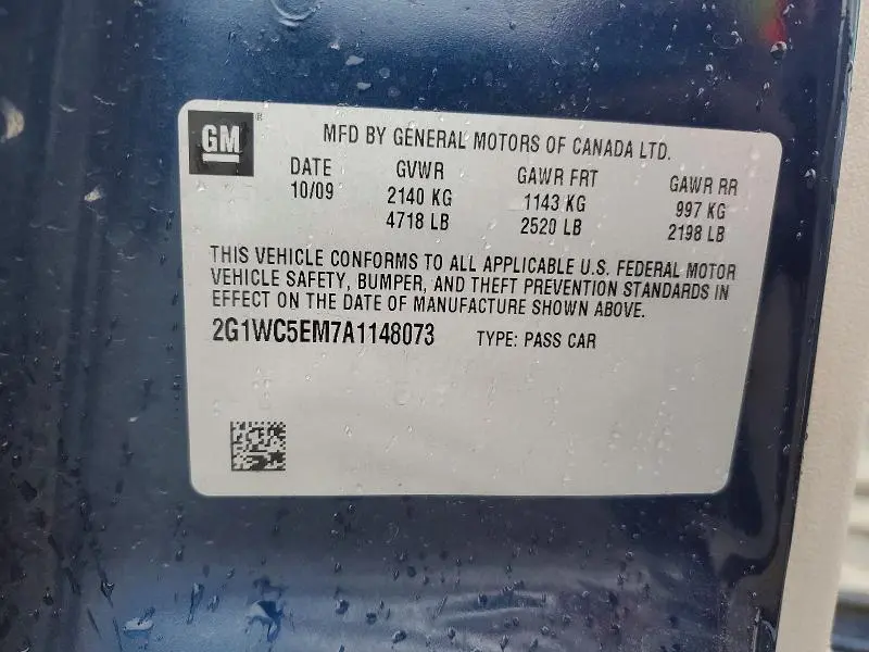 2010 CHEVROLET IMPALA LTZ  