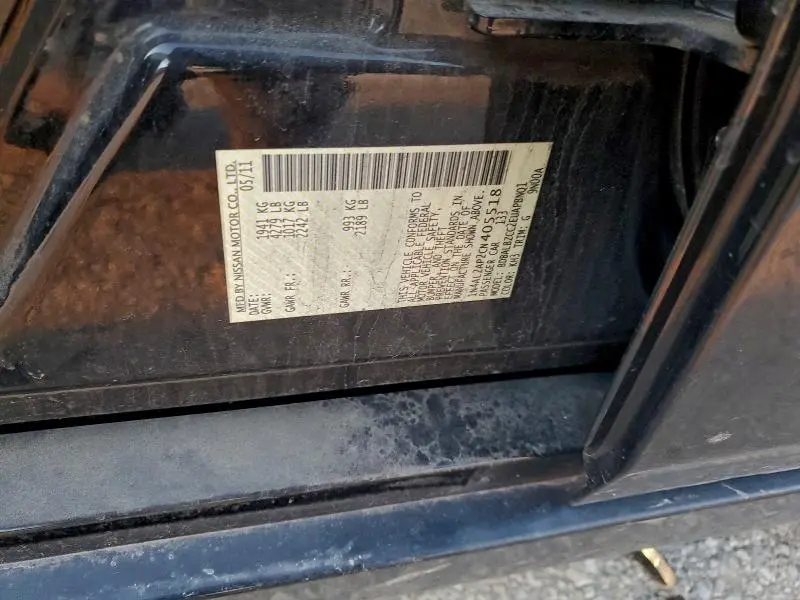 2012 NISSAN ALTIMA BASE  