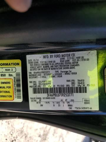 2014 FORD FUSION SE HYBRID