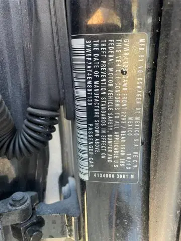 2014 VOLKSWAGEN BEETLE   