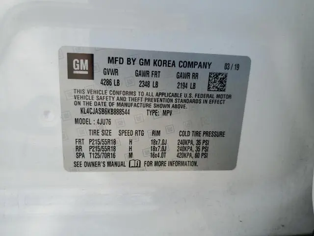 2019 BUICK ENCORE PREFERRED  