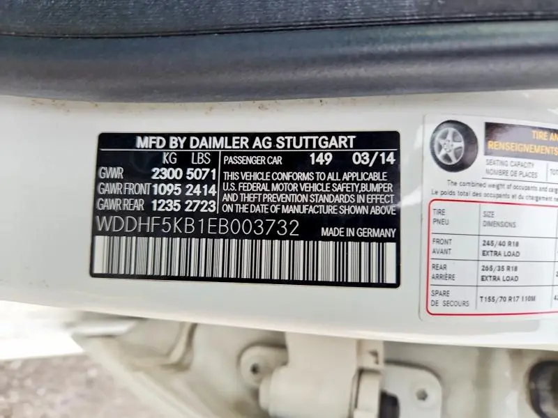 2014 MERCEDES-BENZ E 350  