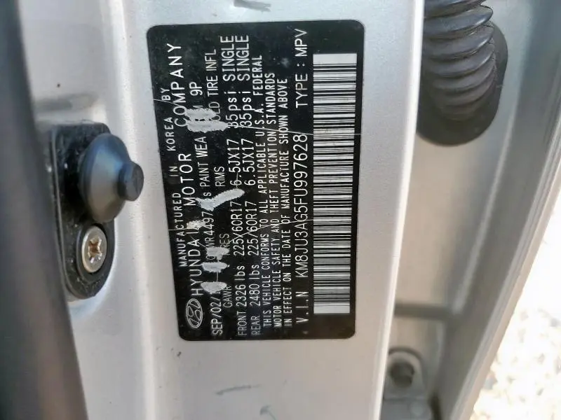 2015 HYUNDAI TUCSON LIMITED  