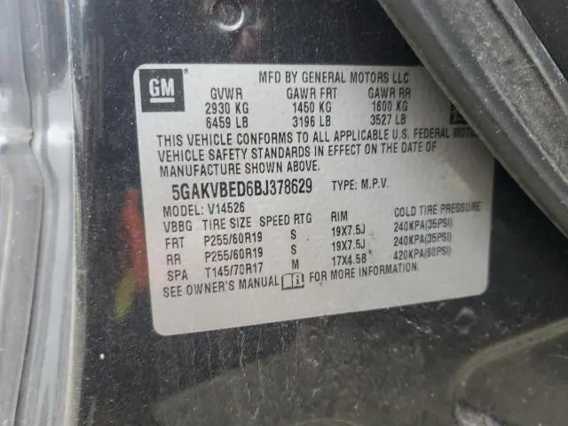 2011 BUICK ENCLAVE CXL  