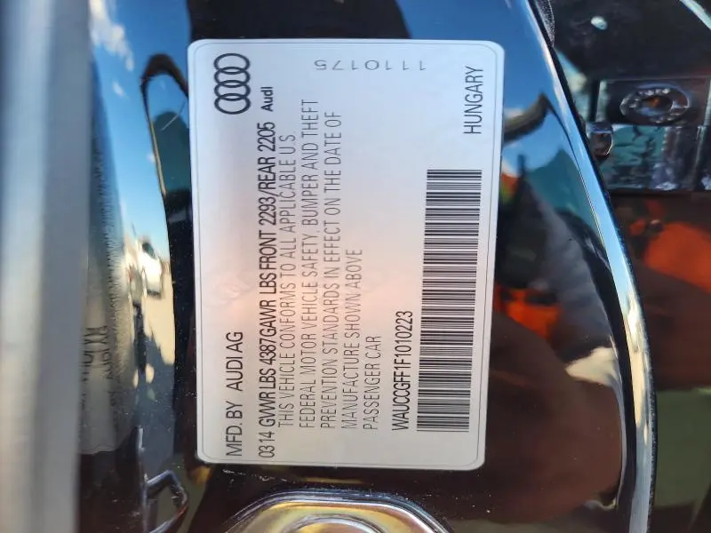 2015 AUDI A3 PREMIUM PLUS  