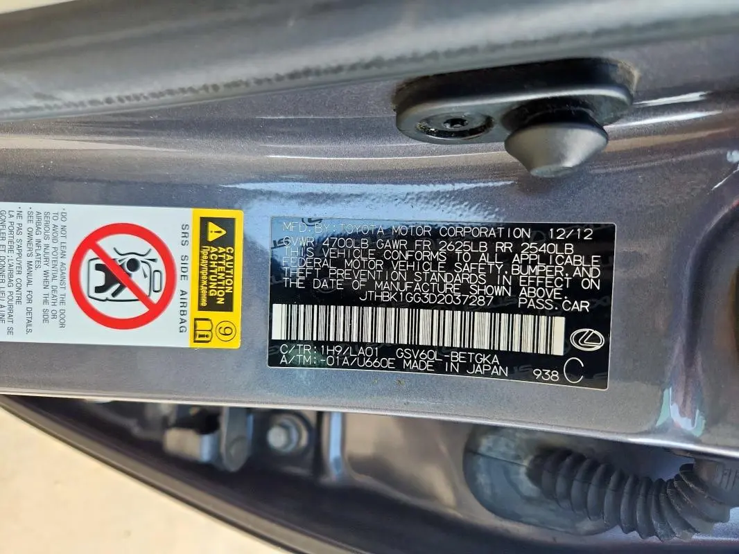 2013 LEXUS ES 350  