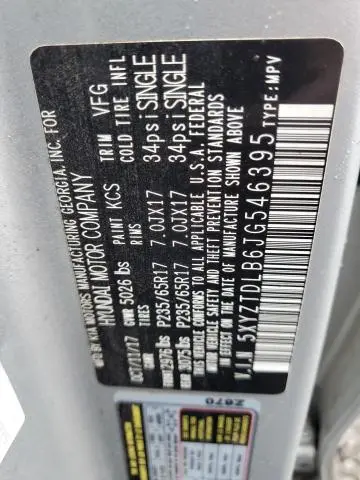 2018 HYUNDAI SANTA FE SPORT   