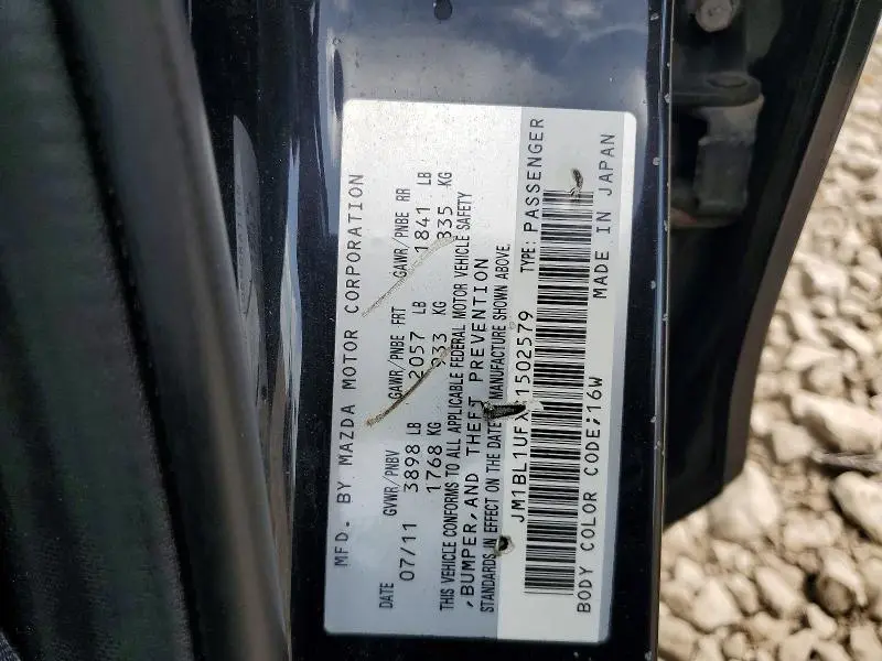 2012 MAZDA 3 I  
