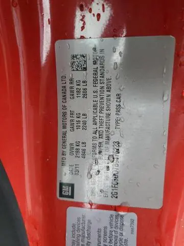 2011 CHEVROLET CAMARO LT  