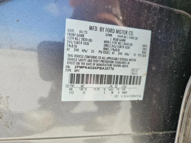 2023 FORD EDGE SE  