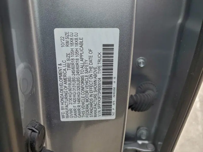 2023 HONDA RIDGELINE RTL-E  