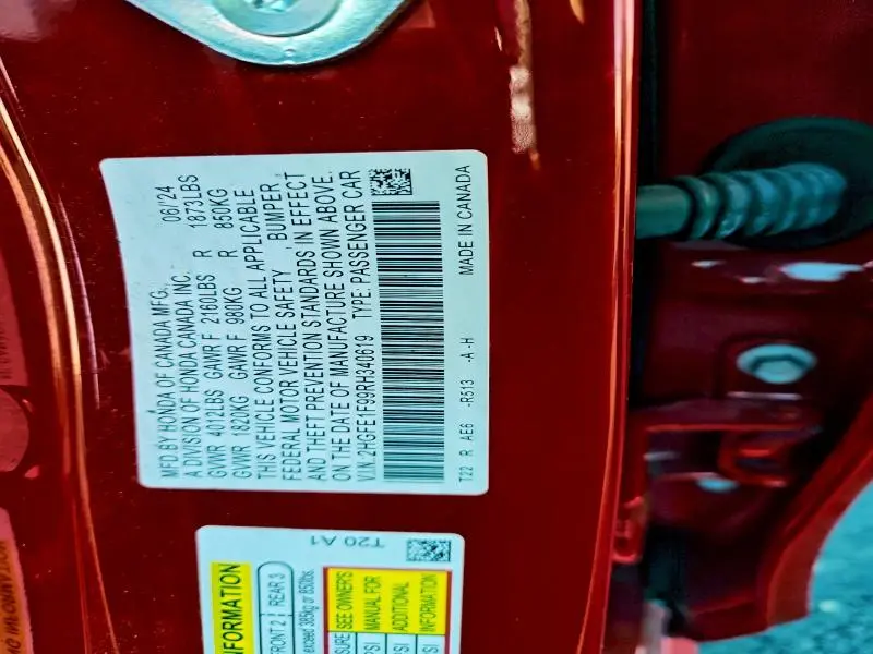 2024 HONDA CIVIC TOURING  