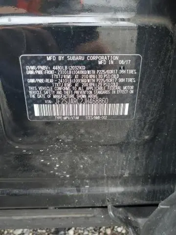 2018 SUBARU FORESTER 2.5I LIMITED  