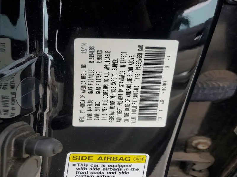 2015 ACURA TLX   