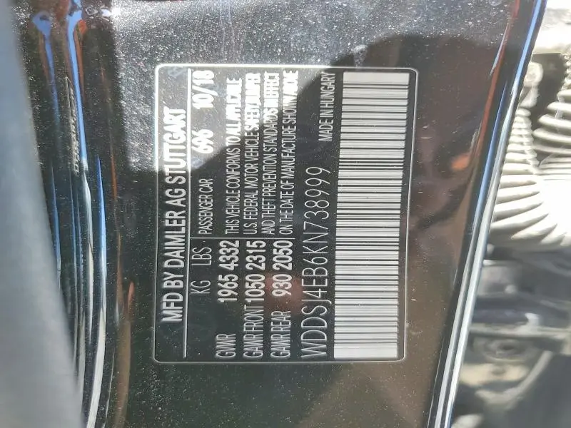 2019 MERCEDES-BENZ CLA 250  